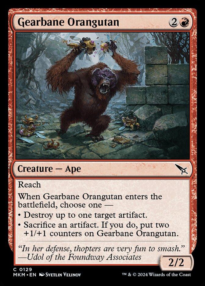 Gearbane Orangutan - Murders at Karlov Manor 129