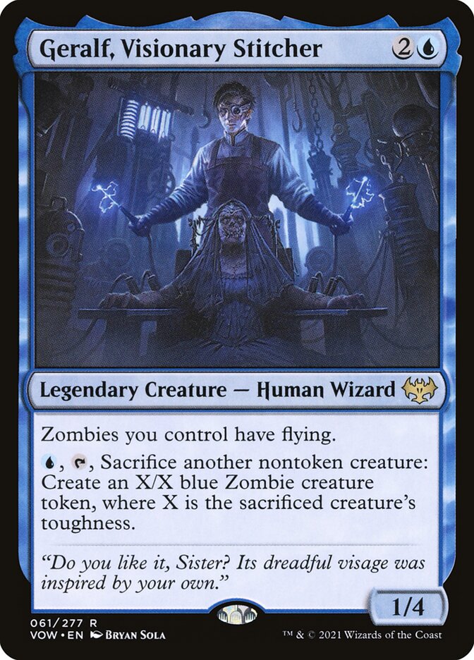 Geralf, Visionary Stitcher - VOW 61