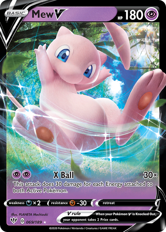 Mew V - Darkness Ablaze 069/189 (Foil) - Near Mint