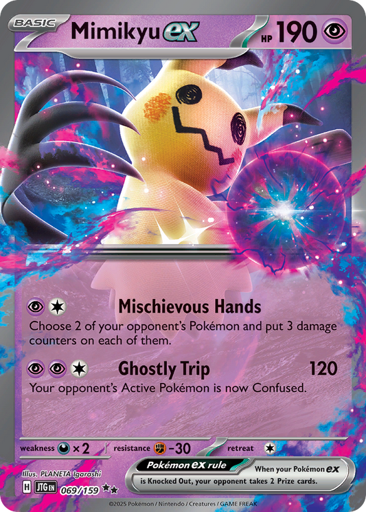 Mimikyu ex - Journey Together 069/159 (Foil) - Near Mint