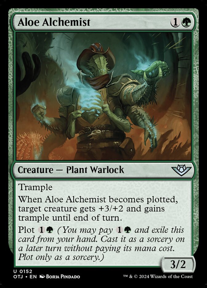 Aloe Alchemist - Outlaws of Thunder Junction 152 (Foil)