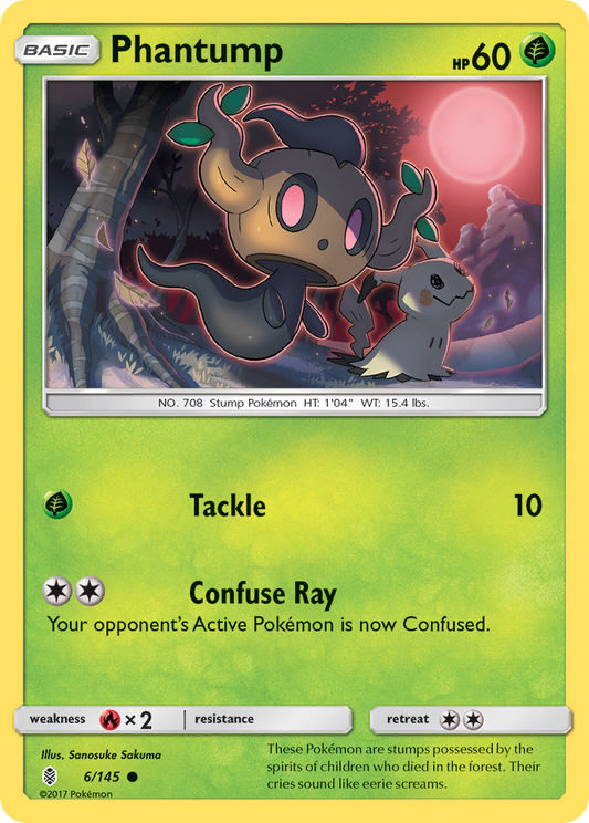 Phantump - Guardians Rising 6/145 - Near Mint