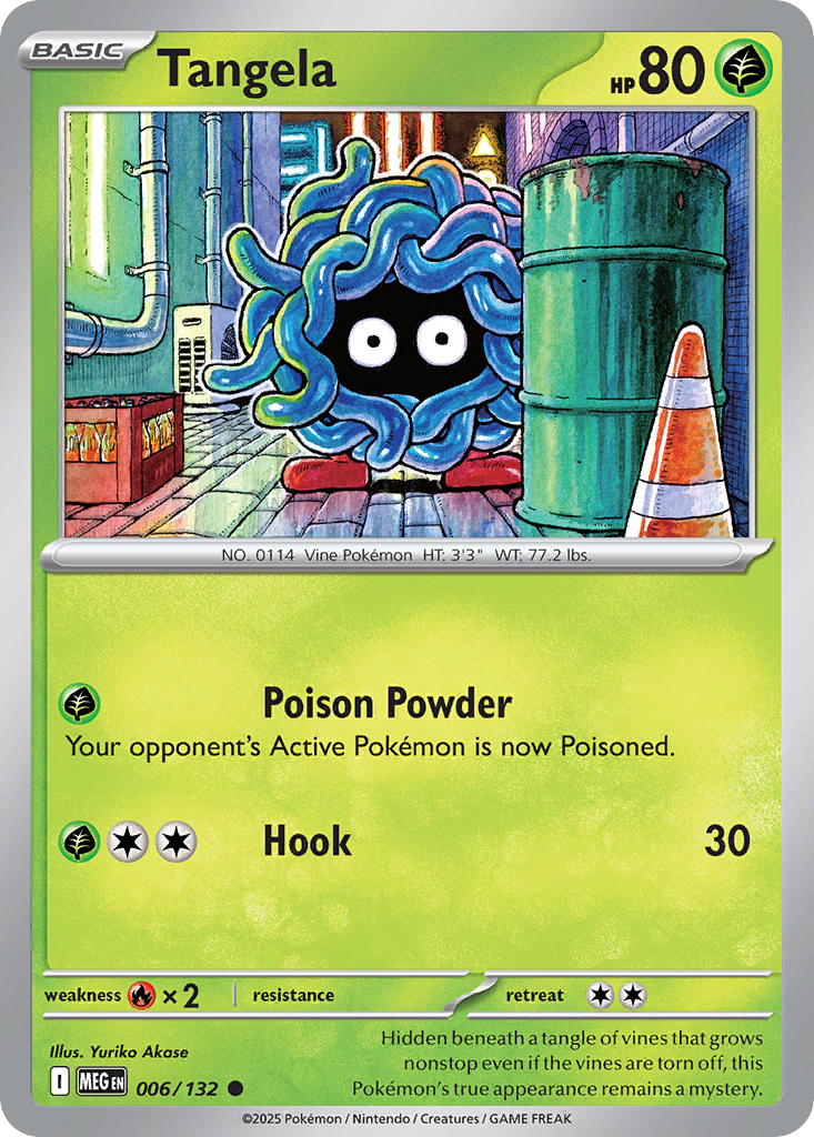 Tangela - Mega Evolution 006/132 (Foil) - Near Mint