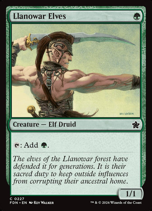 Llanowar Elves - FDN 227