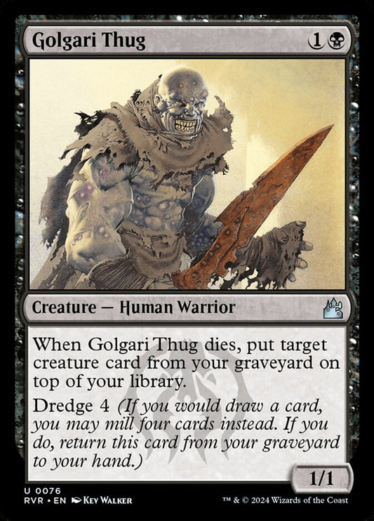 Golgari Thug - RVR 76  (Foil)