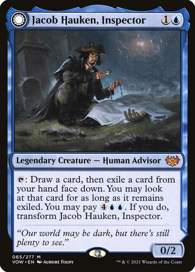 Jacob Hauken, Inspector // Hauken's Insight - VOW 65  (Foil)