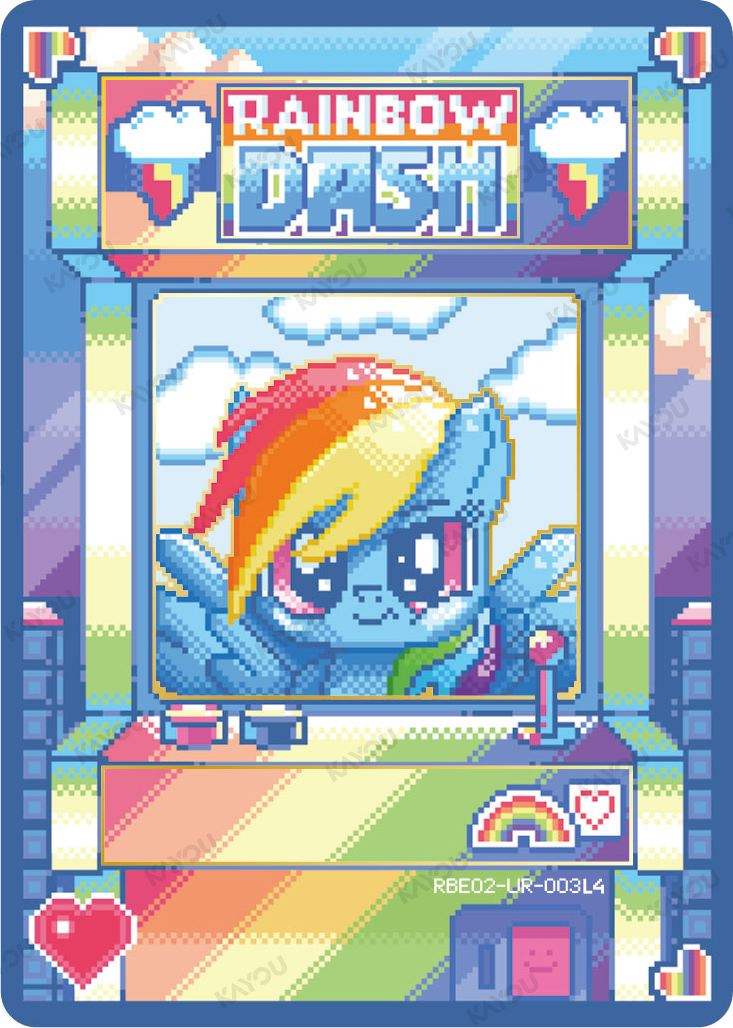 Rainbow Dash RBE02-UR-003L4 Fun Moments Series 3 trading card