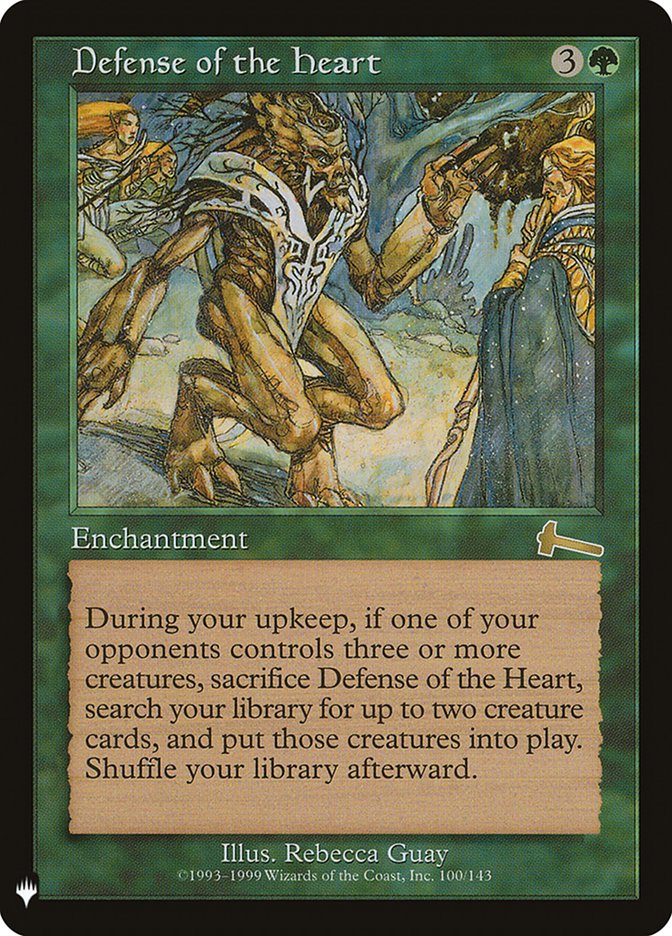 Defense of the Heart - The List ULG-100