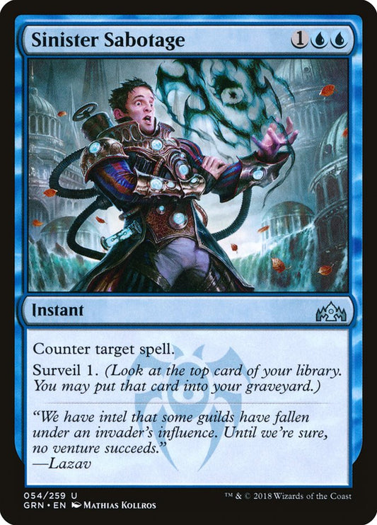 Sinister Sabotage - Guilds of Ravnica 54