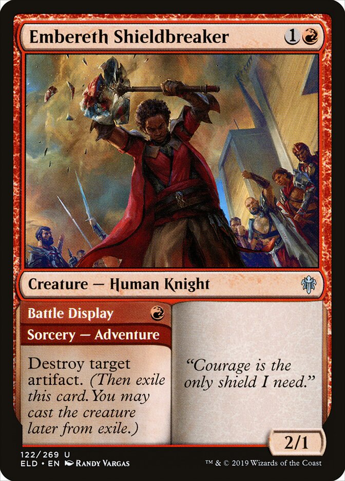 Embereth Shieldbreaker - Throne of Eldraine 122