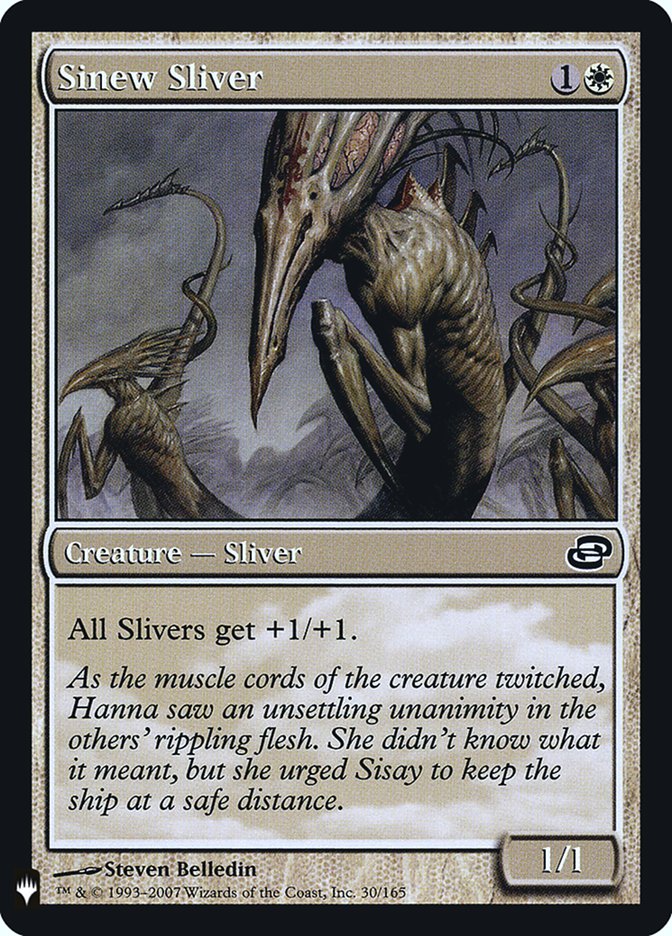 Sinew Sliver - The List PLC-30 (Foil)