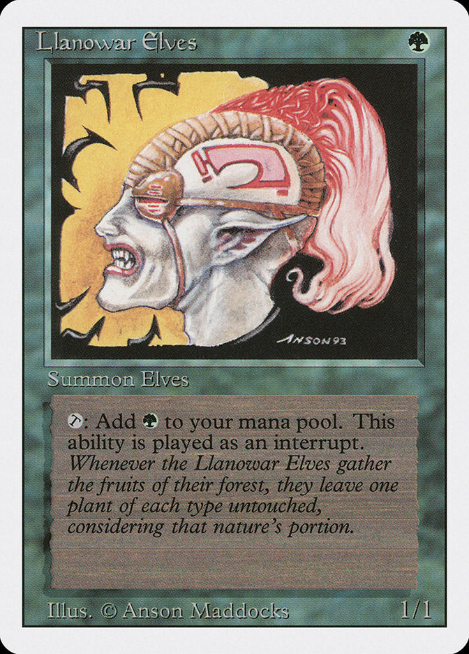 Llanowar Elves - 3ED 211