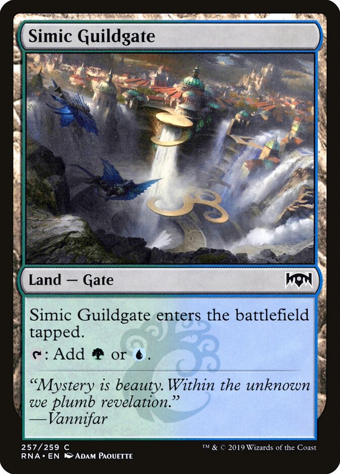 Simic Guildgate - Ravnica Allegiance 257