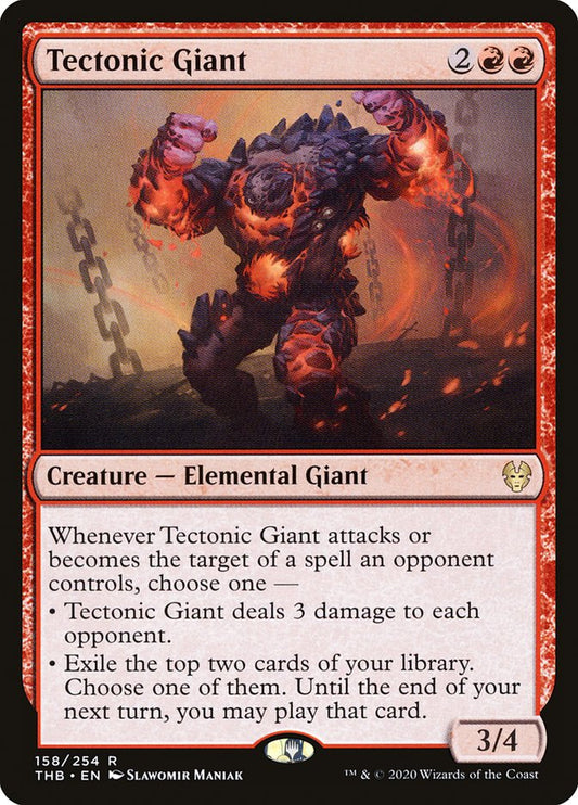 Tectonic Giant - Theros Beyond Death 158