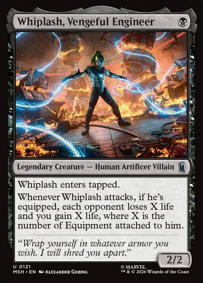 Whiplash, Vengeful Engineer - Marvel Super Heroes 121