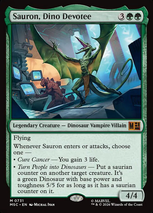 Sauron, Dino Devotee - Marvel Super Heroes Commander 731