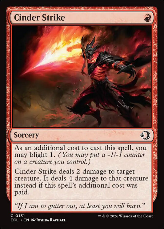 Cinder Strike - ECL 131  (Foil)