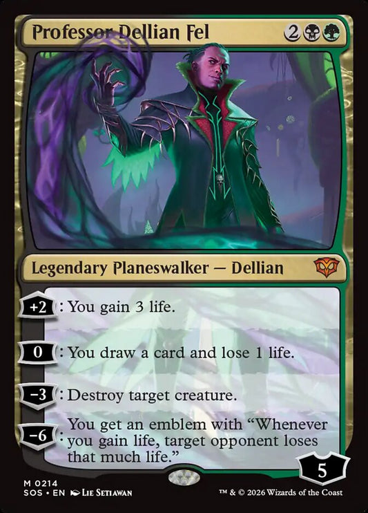 Professor Dellian Fel - Secrets of Strixhaven 214