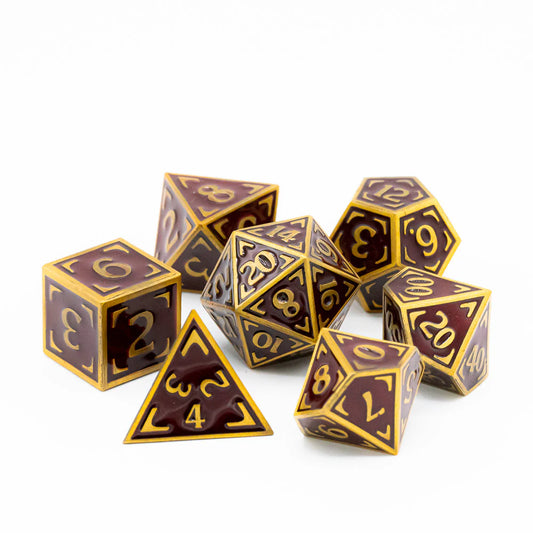 7pc RPG Set - Reticle Uchronia Nouveau - Die Hard Dice