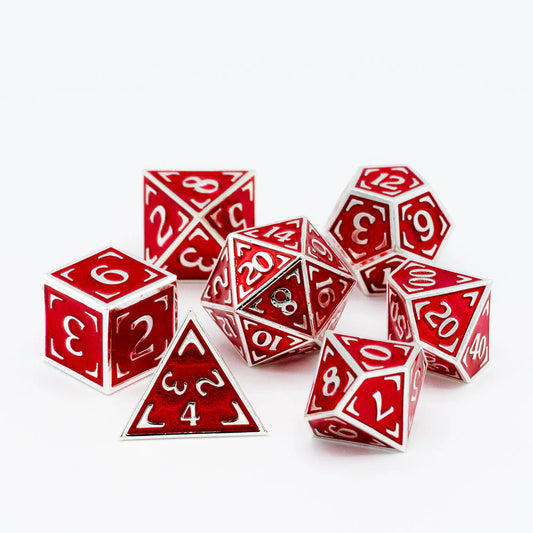 7pc RPG Set - Reticle Zenith Redshirt - Die Hard Dice