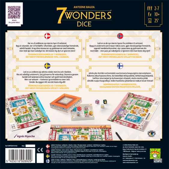 7 Wonders Dice