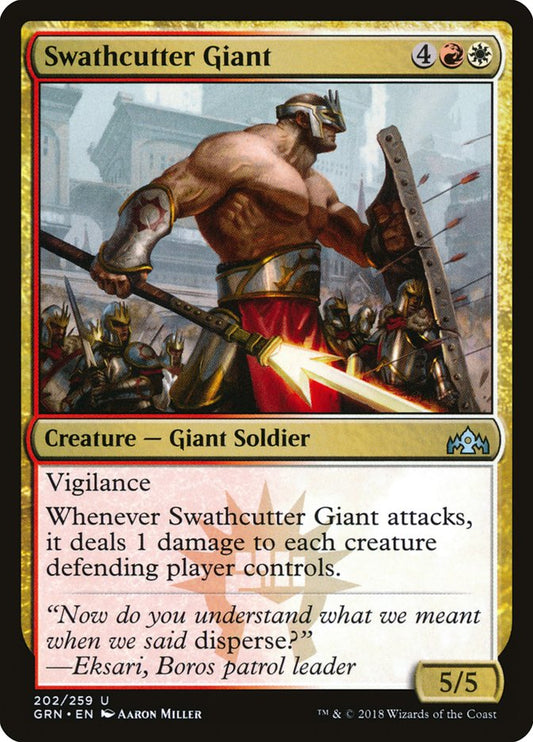 Swathcutter Giant - Guilds of Ravnica 202