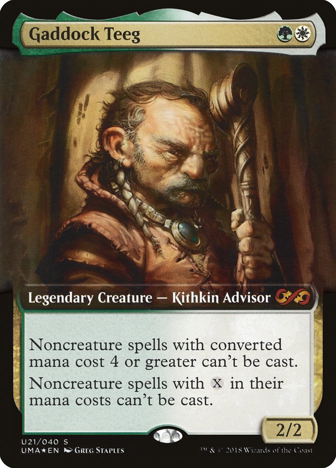 Gaddock Teeg - Ultimate Box Topper U21 (Foil)