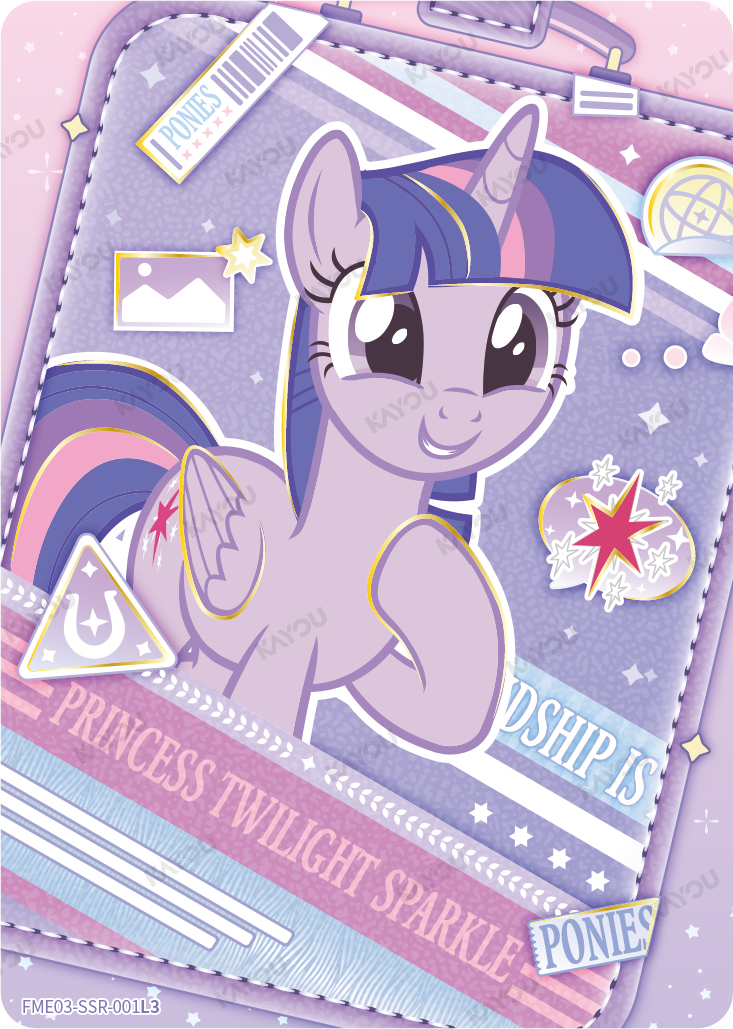 Princess Twilight Sparkle FME03-SSR-001L3 Fun Moments Series 3 trading card