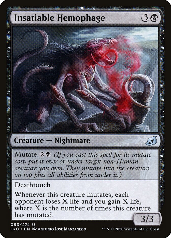 Insatiable Hemophage - Ikoria: Lair of Behemoths 93 (Foil)