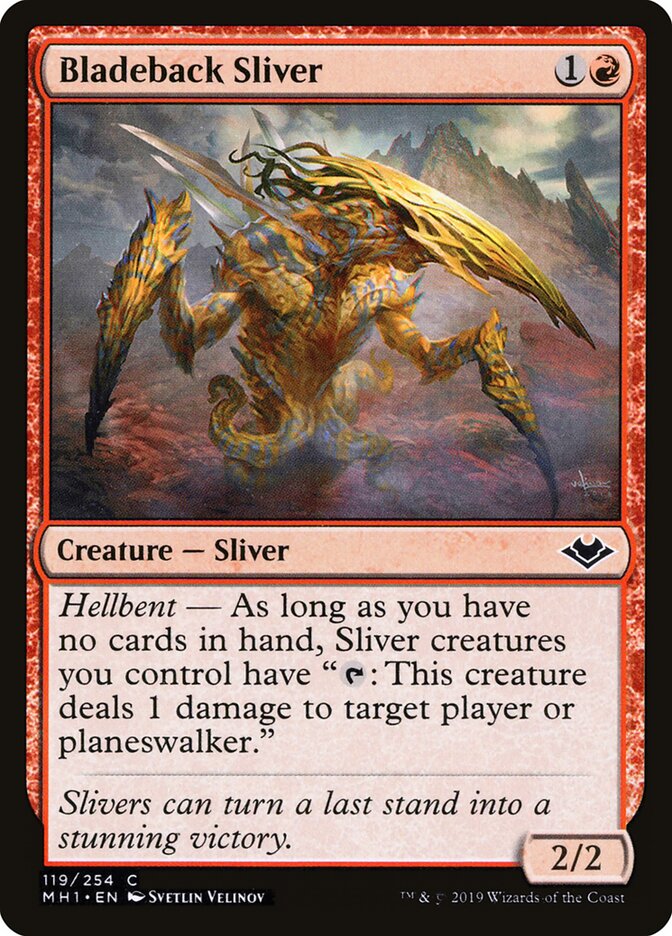 Bladeback Sliver - Modern Horizons 119