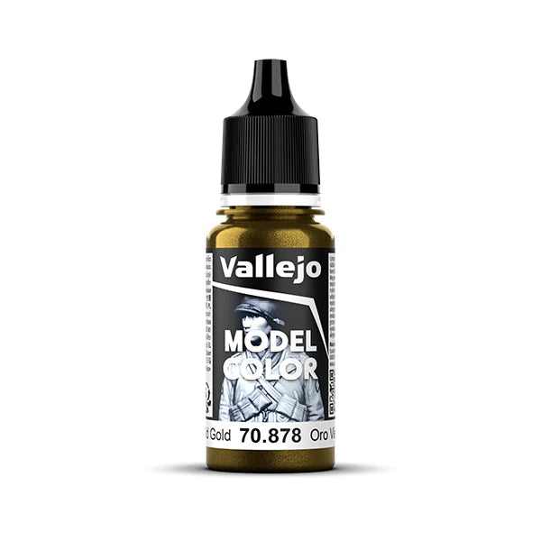 Vallejo Model Color: Metallic- Old Gold, 18 ml.