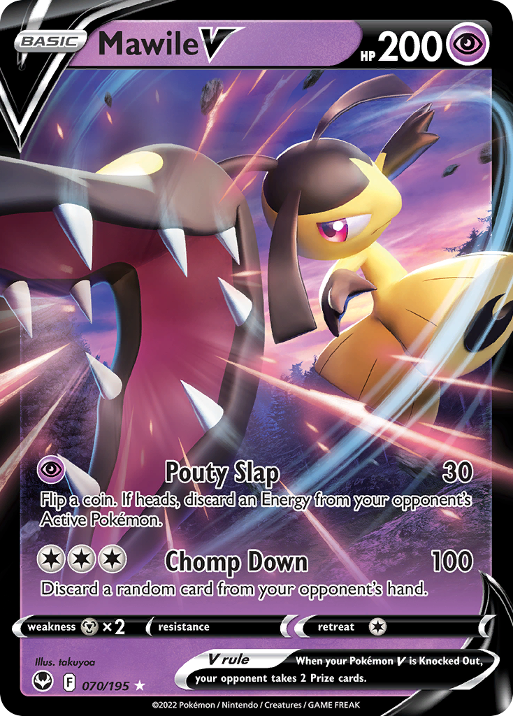 Mawile V - Silver Tempest 070/195 (Foil) - Near Mint