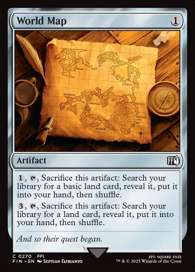 World Map - FIN 270  (Foil)