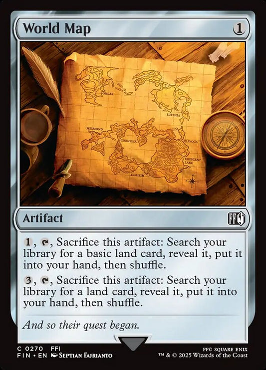 World Map - FIN 270  (Foil)