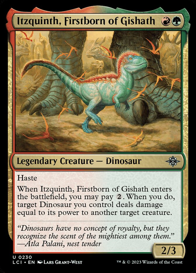 Itzquinth, Firstborn of Gishath - The Lost Caverns of Ixalan 230