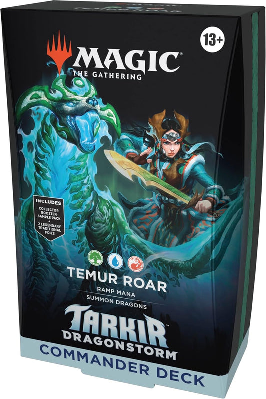 Magic: The Gathering - Tarkir Dragonstorm - Temur Roar Commander Deck