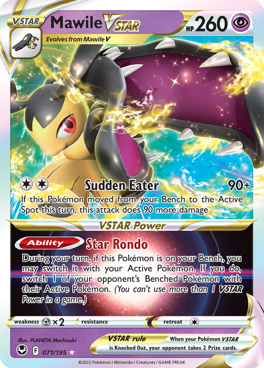 Mawile VSTAR - Silver Tempest 071/195  (Foil) - Near Mint - Ungraded