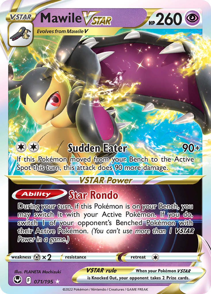 Mawile VSTAR - Silver Tempest 071/195 (Foil) - Lightly Played