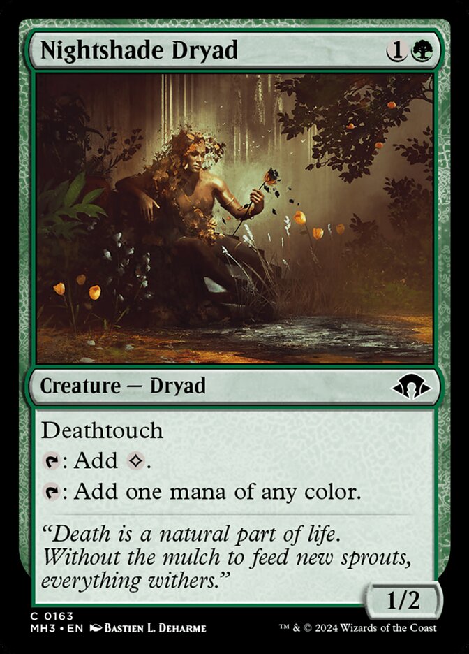 Nightshade Dryad - Modern Horizons 3 163