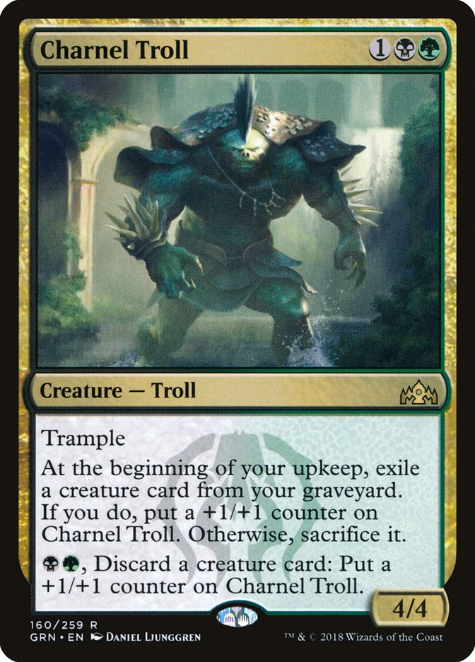Charnel Troll - Guilds of Ravnica 160
