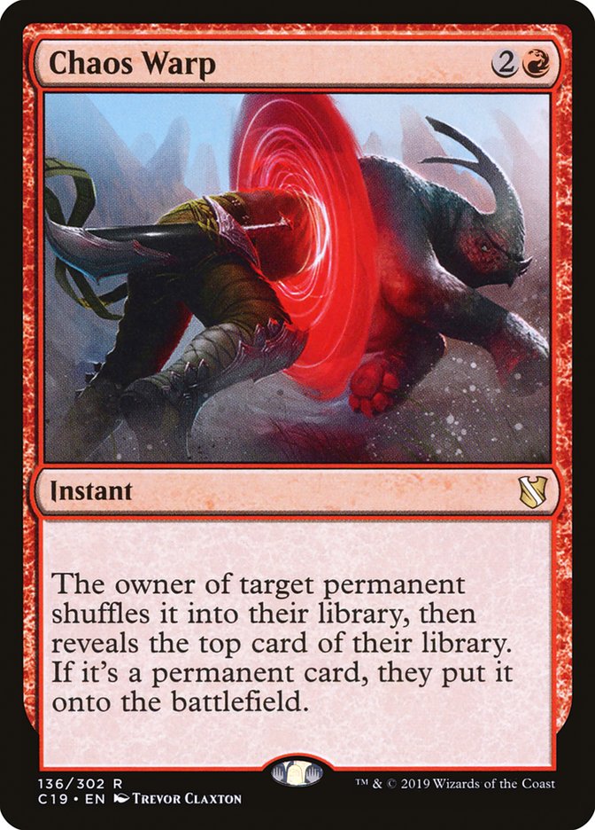 Chaos Warp - Commander 2019 136