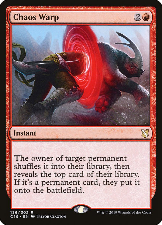 Chaos Warp - Commander 2019 136
