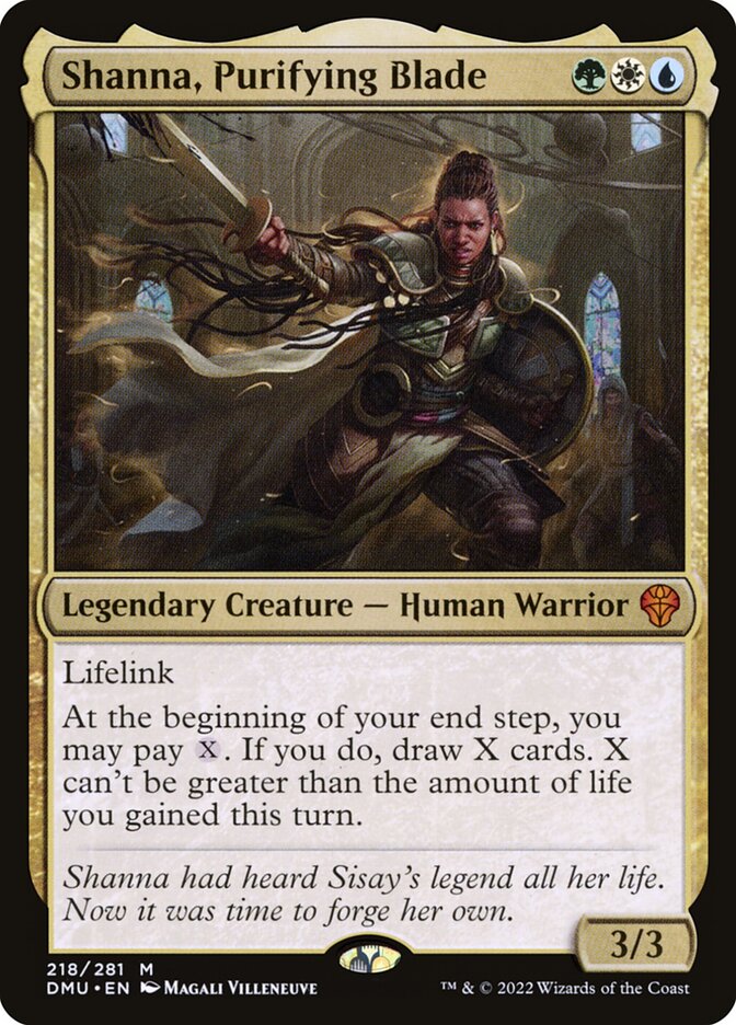 Shanna, Purifying Blade - Dominaria United 218