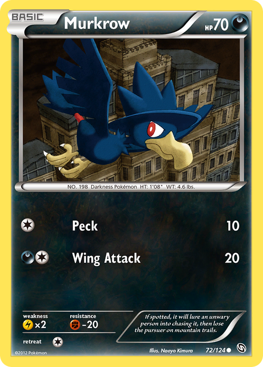 Murkrow - Dragons Exalted 72  - Near Mint
