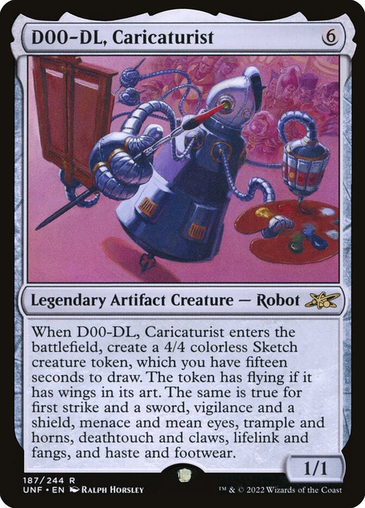 D00-DL, Caricaturist - UNF 187  (Foil)