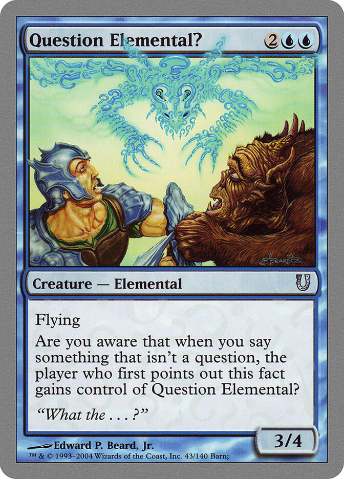 Question Elemental? - Unhinged 43