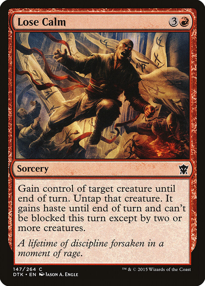 Lose Calm - Dragons of Tarkir 147