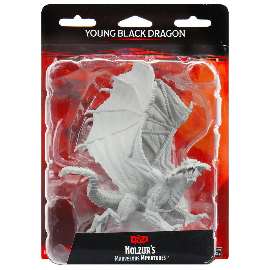 D&D Nolzur's Marvelous Miniatures: Young Black Dragon #73682