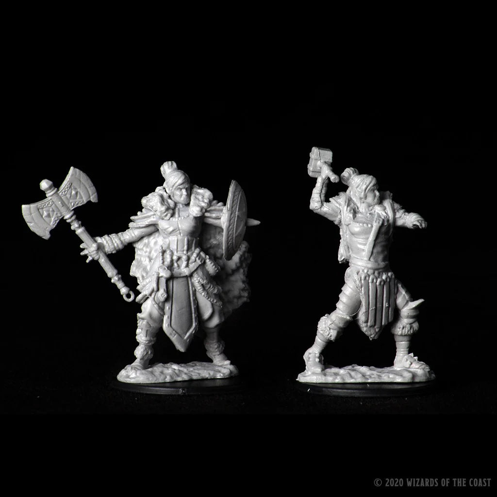 D&D Nolzur’s Marvelous Miniatures - Female Half-Orc Barbarian - #73703