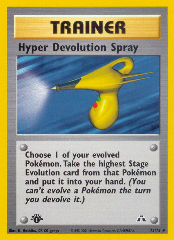Hyper Devolution Spray - Neo Discovery 73 (Unlimited) - Near Mint